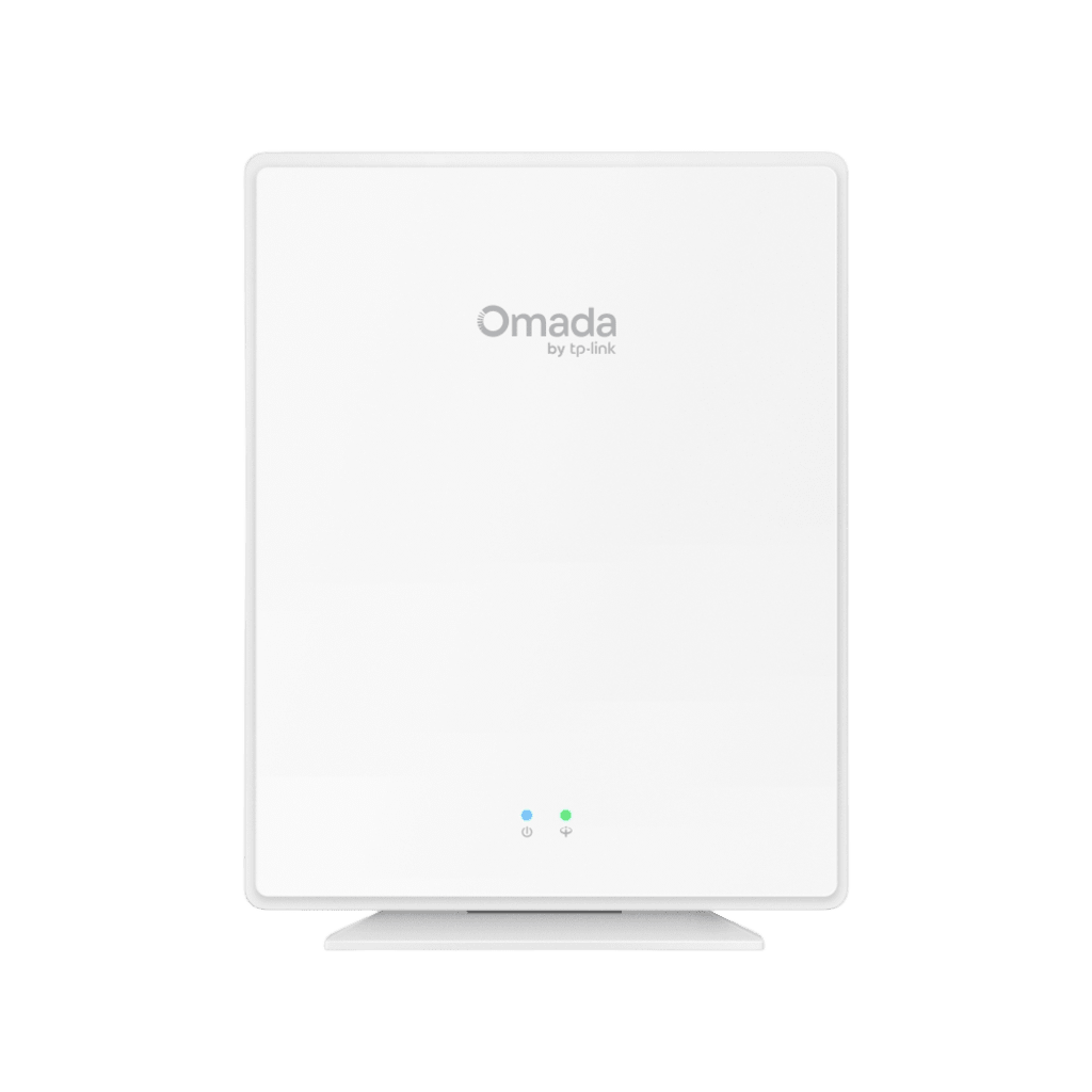 Access Point Wi-Fi 6 GPON Desktop / AX1800 1.8 Gbps / 4 Puertos Gigabit + 1 FXS / Gestión Omada Unificada / Cobertura 140 m² (1500 ft²) / Hasta 120 Clientes / MU-MIMO 2x2 / OFDMA