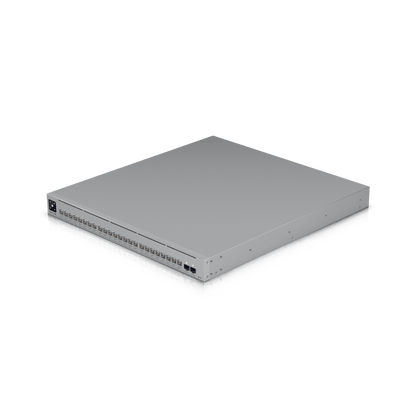 UniFi Switch USW-Pro-XG-24-PoE / Capa 3 / 24 puertos PoE+++ (16 × 10 GbE, 8 × 2,5 GbE) + 2 puertos SFP28 25 G / 720 W PoE total