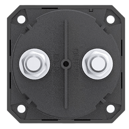 Interruptor Desconexión Batería Monocircuito ON/OFF, 275A DC Continuo, 900A DC Arranque, Terminales Cobre Estañado, IP68, Montaje Superficie/Panel, Cumple ABYC/UL/SAE