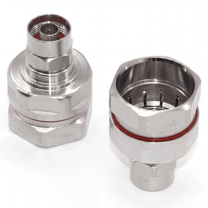 Conector N-Macho / 50 &Omega; / DC~3 GHz / PIM3 ≤ -155 dBc / IP67 / Cable 7/8" / Chapado Tri-Alloy / PTFE