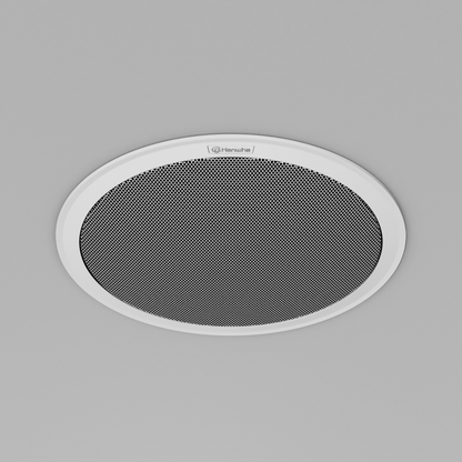 Altavoz IP para instalacion en plafon / 10W / PoE+ / Para integración con sistema Hanwha / SIP, IPv4, HTTP, DNS, NTP, TCP, UDP, ARP.