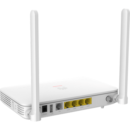 ONT GPON OptiXstar WiFi6 con 4 puertos GE + 1 POTS + 1 CATV, conector SC/APC