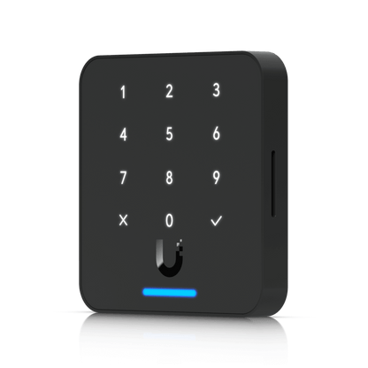 Lector de Acceso G3 Flex con Teclado y NFC, Compatible con App UniFi Identity y Touch Pass, Uso con Guantes o Humedad, Resistencia IP55 y Alimentación PoE