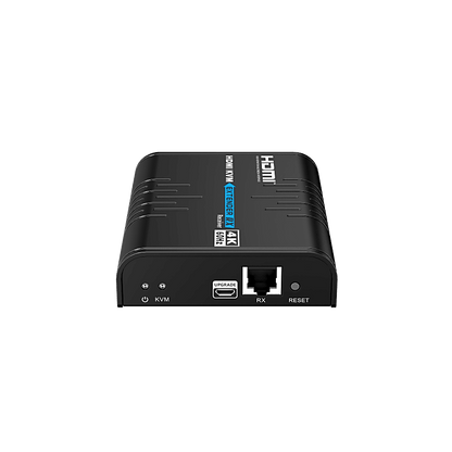 Extensor KVM HDMI 4K a 60 Hz | Transmisión hasta 120 mts con CAT6 | Resolución 4096x2160@60Hz | Ancho de Banda 18Gbps | HDCP1.4 y HDCP2.2 | Latencia 120~170ms | Conexión 1:1, 1:N, N:1, N:N | Solo Receptor