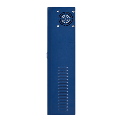 Fuente de poder profesional PoE (Power over Ethernet) de 8 puertos con capacidad total de 360W, diseñada específicamente para sistemas de videovigilancia CCTV y control de acceso.