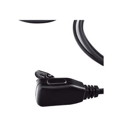 Micrófono - audífono de gancho ajustable al oído con conector de dos pines para KENWOOD Y TXPRO