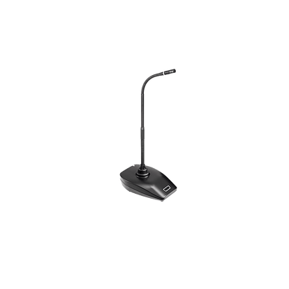 TRANSMISOR DE BASE DE ESCRITORIO CON MICRÓFONO DE CUELLO DE CISNE MODULAR SERIE ESW.