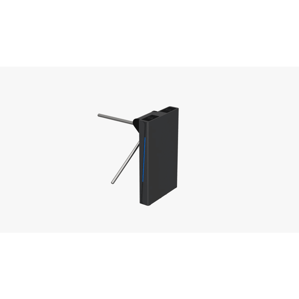 Torniquete Semiautomático AP-AL-1000HDM Trípode Antirretorno / Exterior Protegido / Motor Sin Escobillas / Paso 550 mm / Control por Tarjeta IC-ID / Reconocimiento Facial / Indicadores LED / Reinicio Automático