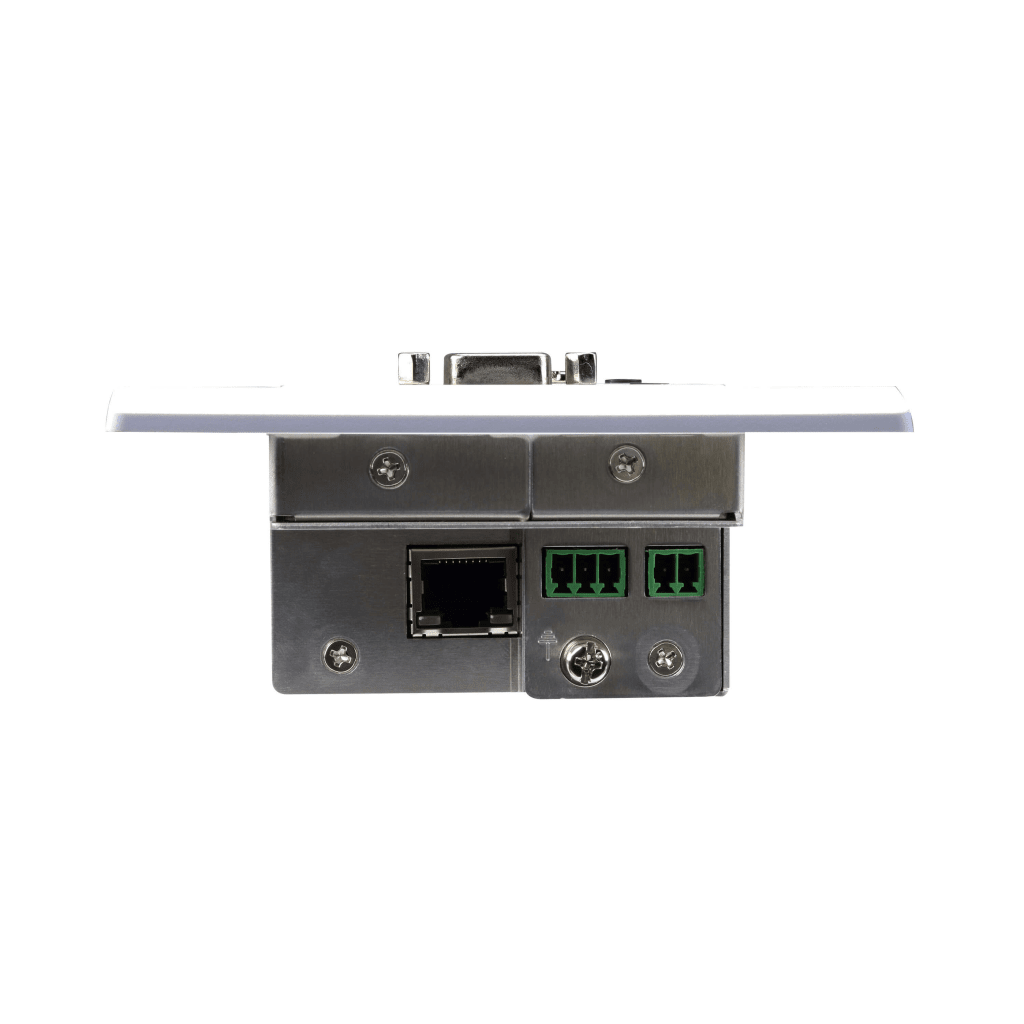 Transmisor HDBaseT | HDMI y VGA | Placa de Pared US / PoH (4K a 100 m) | (HDBaseT Class A) (PoH PD)