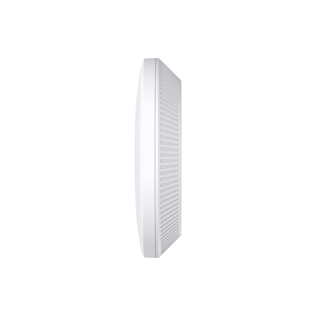 Punto de Acceso Omada / Wi-Fi 7 BE5000 MU-MIMO 2x2 / 1 Puerto 2.5 Gbps / Mesh Omada / Operaciones Multiencale (MLO) / Configuración por Controlador o Stand-Alone / Para Montaje en Techo/pared / Alimentación PoE+