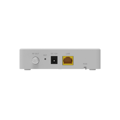 ONU Bridge Dual GPON/EPON con 1 Puerto SC/APC + 1 puerto LAN Gigabit + 1 puerto CATV