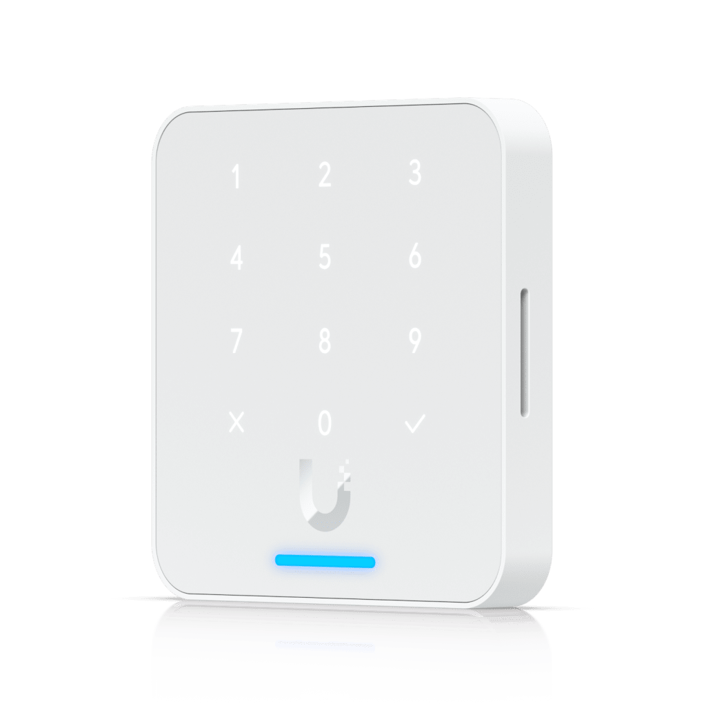 Lector de Acceso G3 Flex con Teclado y NFC, Compatible con App UniFi Identity y Touch Pass, Uso con Guantes o Humedad, Resistencia IP55 y Alimentación PoE