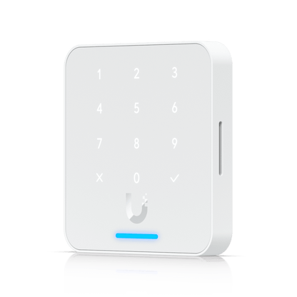Lector de Acceso G3 Flex con Teclado y NFC, Compatible con App UniFi Identity y Touch Pass, Uso con Guantes o Humedad, Resistencia IP55 y Alimentación PoE