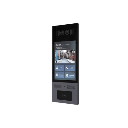 Frente de Calle Antivandálico IK10 / Incluye montaje / Administración 100% en la Nube / Notificación a APP / Llamada Telefónica / ANDROID / SIP / ONVIF /Reconocimiento Facial / QR y PIN para Visitas / IP66 / Bluetooth / NFC