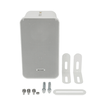 Kit de amplificador con bluetooth | 2 altavoces para pared | Sistema 100V |  2 Canales con Control de volumen Independiente |  Música Ambiental
