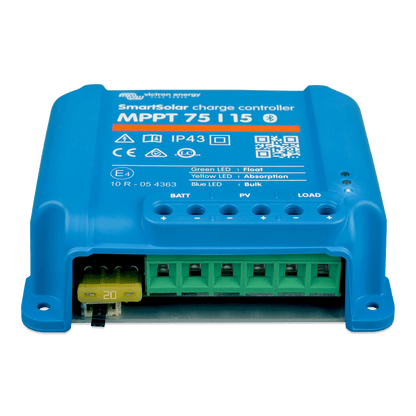 SmartSolar MPPT 75/15 / Controlador de Carga Solar MPPT 15A / 12/24 Vcc en baterías / IP43