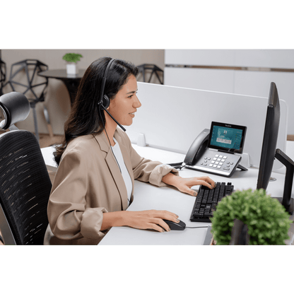 Diadema Alámbrica UH34 Lite Mono Teams de Yealink USB-C/A con Almohadillas de Espuma
