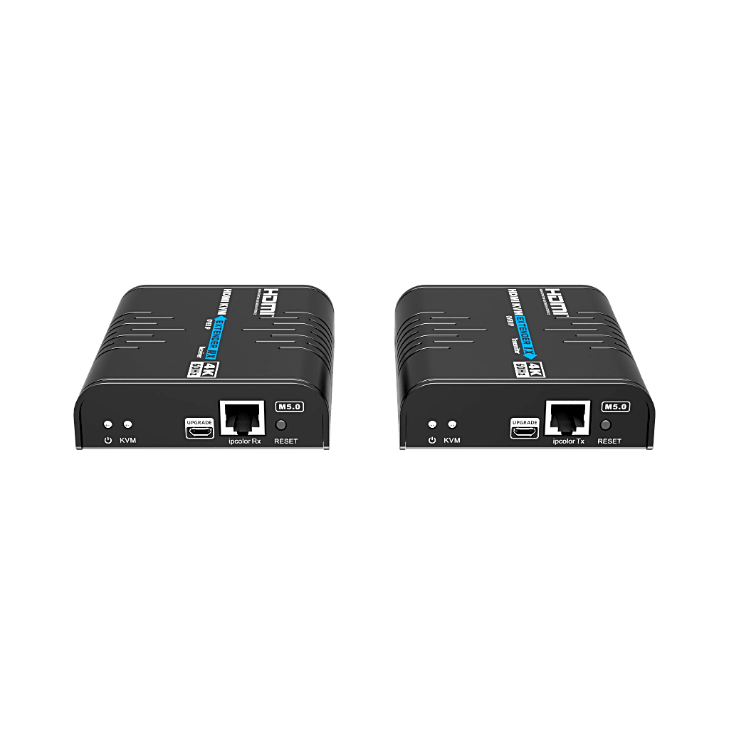 Extensor KVM HDMI 4K a 60 Hz | Transmisión hasta 120 mts con CAT6 | Resolución 4096x2160@60Hz | Ancho de Banda 18Gbps | HDCP1.4 y HDCP2.2 | Latencia 120~170ms | Conexión 1:1, 1:N, N:1, N:N
