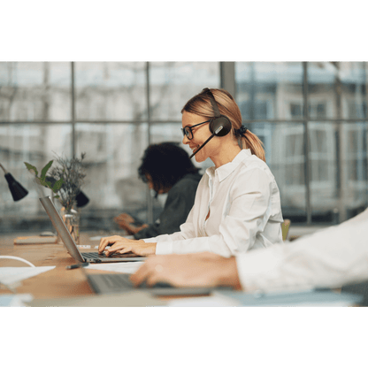 Diadema Inalámbrica WH64 Hybrid Dual de Yealink para Trabajo Multiplataforma con DECT y Bluetooth 5.2