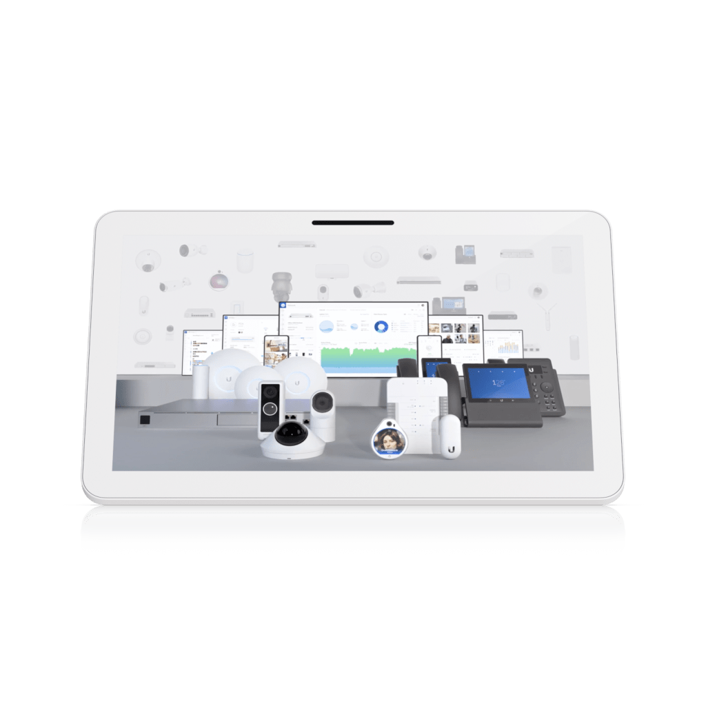 UniFi Connect UC-Display – Pantalla Interactiva de 21.5” FHD para Digital Signage Centralizado, con Multi-Touch Capacitivo, PoE++, Procesador Octa-Core ARM Cortex-A53 de 2.2 GHz y Montaje VESA