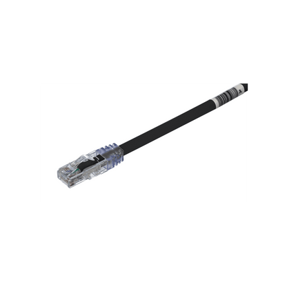 Cable de Parcheo UTP, Cat6A, 24 AWG, CM, Color Negro, 3.05 Metros (10 Pies)