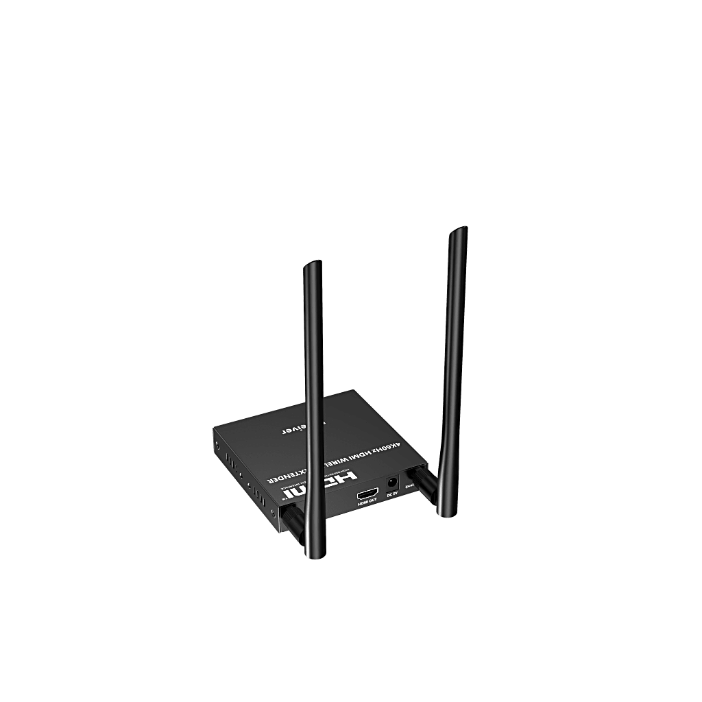 Receptor Inalámbrico HDMI | 4K@60Hz 4096x2160 | Tecnología ipcolor STREAM | Banda 5G 5.18-5.24 GHz | Distancia 50 m | Conexión de Hasta 1 a 4