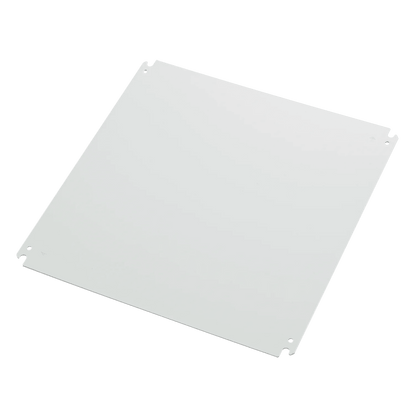 Gabinete de Uso Exterior MAS 600 x 600 x 300 mm NEMA 4/12/13; IP66; IK10 de Acero Dulce 1.5 mm con Platina de Montaje Incluida Color Gris Claro