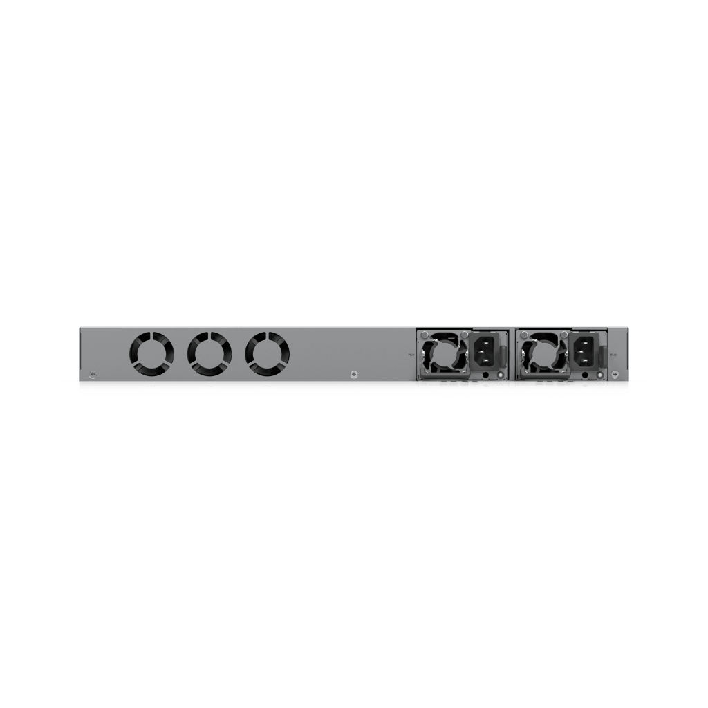 UniFi Enterpirse Router Empresarial de Alto Rendimiento / 12.5 Gbps IDS/IPS / Firewall de Capas Aplicativa / 5 Puertos WAN Máx. (1x25G SFP28, 1x2.5 GbE RJ45) / Conexión VPN Avanzada / Redundancia PSU Hot-Swappable / Montaje en Rack 1U