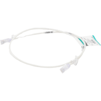 Cable de Parcheo TX6, UTP Cat6, Diámetro Reducido (28AWG), Color Blanco Mate, 2 ft.