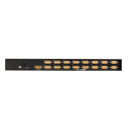Switch KVM | 16 Puertos | Control 64-256 Computadoras | USB-PS/2 Dual Interface | Video 2048x1536 | Hotkey-OSD | Rack Mount 1U
