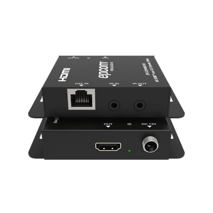 Kit Extensor HDMI | 4K30 hasta 100m | Cat6 | Transmisión sin Compresión | Soporta PoC Bidireccional | EDID y Audio 5.1CH