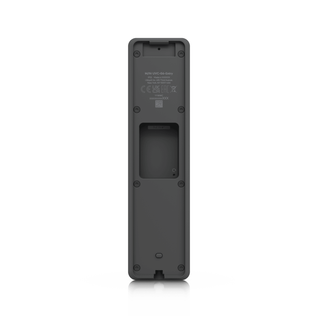 UniFi Protect G6 Entry – Video Portero para Acceso con Audio Bidireccional, Detecciones Inteligentes y Reconocimiento Facial, con Visión Nocturna IR, Acceso por NFC