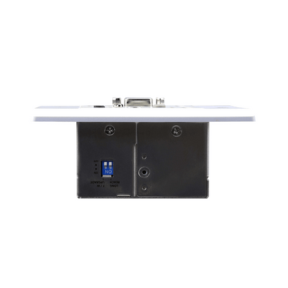 Transmisor HDBaseT | HDMI y VGA | Placa de Pared US / PoH (4K a 100 m) | (HDBaseT Class A) (PoH PD)