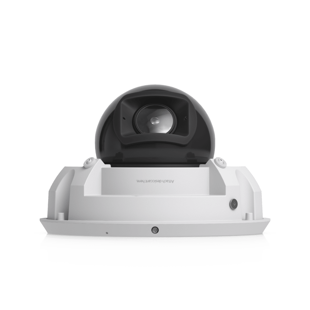 UniFi Protect G6 Pro Dome – Cámara 4K PoE+ Antivandálica y Todo Clima con Motor de IA Multi-TOPS, Zoom Óptico 2.36× y Sensor CMOS 1/1.2 y Visión Noctura IR de Largo Alcance