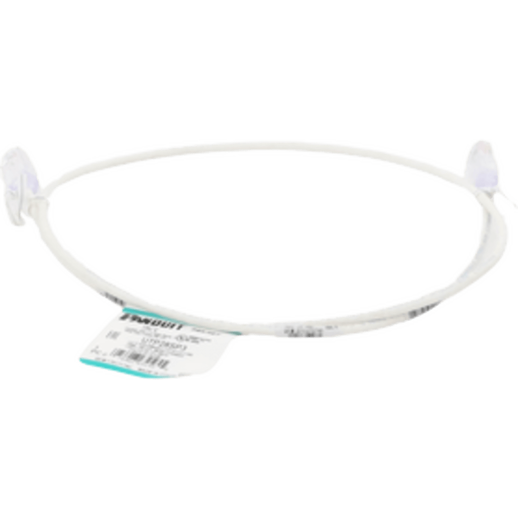 Cable de Parcheo TX6, UTP Cat6, Diámetro Reducido (28AWG), Color Blanco Mate, 2 ft.