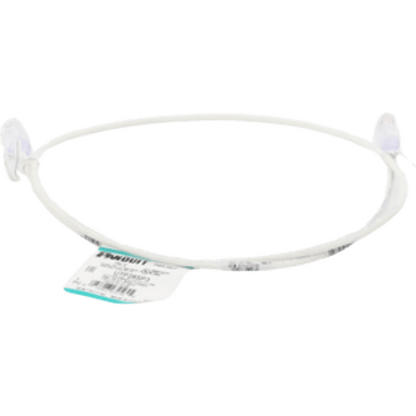 Cable de Parcheo TX6, UTP Cat6, Diámetro Reducido (28AWG), Color Blanco Mate, 2 ft.