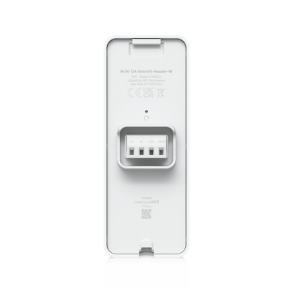 Lector Retrofit OSDP para Interior y Exterior con Soporte para Tarjeta NFC, Compatible con UniFi Retrofit Hub y Cableado Existente