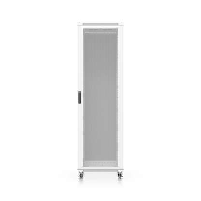 UACC Rack Cabinet 42U (600 × 800 mm) – Gabinete de Piso Totalmente Ensamblado con Ventiladores Integrados, Paneles Removibles, Ruedas con Seguro y Puerta Frontal Perforada para Óptimo Flujo de Aire