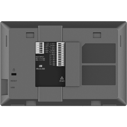 Estación de Intercomunicación SIP con Wi-Fi 6, Bluetooth y Control Total para Agendamiento de Salas y Edificios Inteligentes (Color Negro)