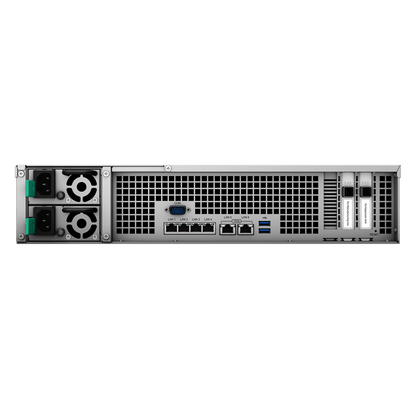 NAS Todo Flash FlashStation FS3600 | 24 Receptáculos | Intel Xeon D-1567 12 Núcleos | 16 GB RAM (Ampliable a 128 GB) | 195,000 IOPS Escritura Aleatoria iSCSI 4K | 10 GbE | Compatible con Virtualización | Protección de Datos Int