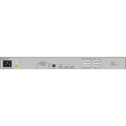 OLT Mini FTTh eKit 2 Puertos GPON (Incluye módulos C+) + 1 Puerto Uplink XGS-PON + 4 Puertos WAN/LAN Gigabit + 4 Puertos LAN Gigabit  / All-In-One (Router, Switch, OLT, Controladora) / Libre de licenciamiento