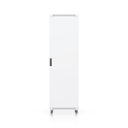 UACC Rack Cabinet 42U (600 × 800 mm) – Gabinete de Piso Totalmente Ensamblado con Ventiladores Integrados, Paneles Removibles, Ruedas con Seguro y Puerta Frontal de Vidrio Templado