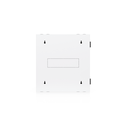 UACC Rack Cabinet 12U (600 x 703 mm) - Gabinete Cerrado para Montaje en Pared con Puerta Frontal Perforada, Puerta Trasera Abatible (Swing-Out) y Paneles Laterales Removibles con Llave