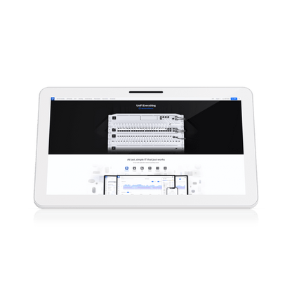 UniFi Connect UC-Display – Pantalla Interactiva de 21.5” FHD para Digital Signage Centralizado, con Multi-Touch Capacitivo, PoE++, Procesador Octa-Core ARM Cortex-A53 de 2.2 GHz y Montaje VESA