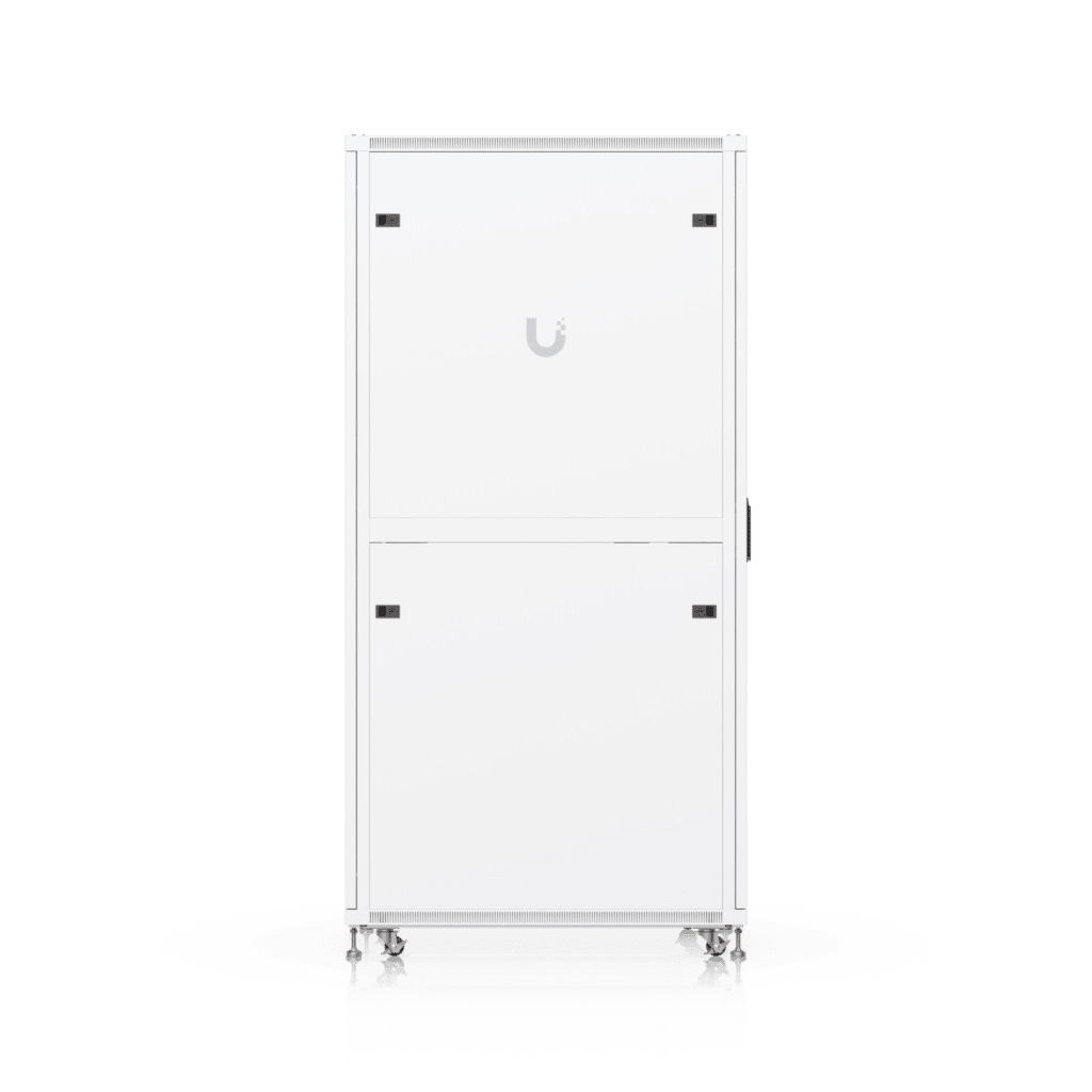 UACC Rack Cabinet 42U (600 × 1000 mm) – Gabinete de Piso Totalmente Ensamblado con Ventiladores Integrados, Paneles Removibles, Ruedas con Seguro y Puerta Frontal Perforada para Óptimo Flujo de Aire