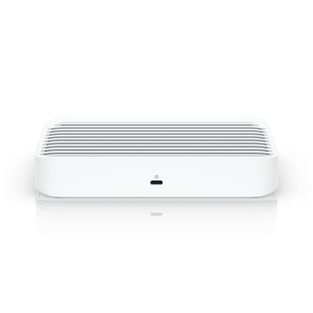 USW Flex XG Switch Capa 2, Compacto de 4 Puertos 10GbE, Puede ser Alimentado por un Puerto GbE PoE+ o con un Adaptador 5 Vcc USB-C