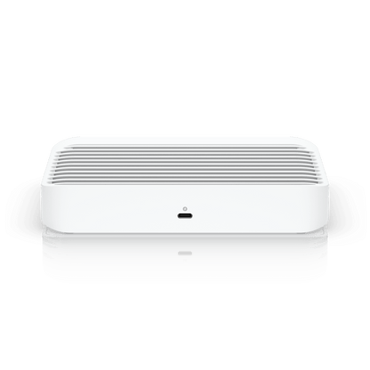 USW Flex XG Switch Capa 2, Compacto de 4 Puertos 10GbE, Puede ser Alimentado por un Puerto GbE PoE+ o con un Adaptador 5 Vcc USB-C