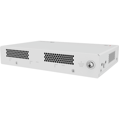 Router eKit para 150 clientes / Controladora para 16 APs / 5 Puertos PoE+ (1 WAN 2.5 Gbps + 1 LAN Gigabit + 3 LAN/WAN gigabit) / Presupuesto PoE 41W / Gestión en la nube / Libre de licenciamiento