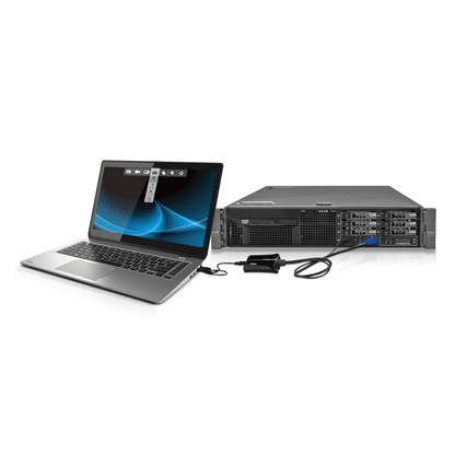 Kit de TI del adaptador para carrito de emergencia de consola KVM USB para ordenador portátil