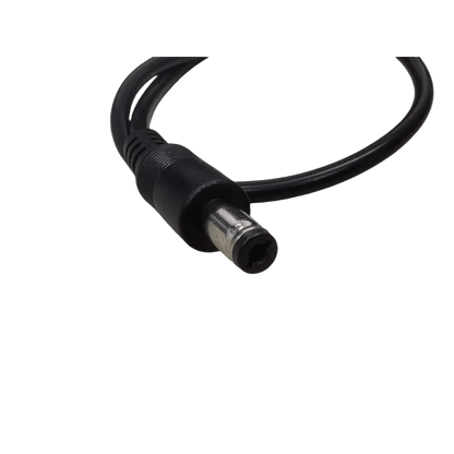 Cable con Conector Macho (Pigtail)  | Forro negro | Alimentación para Vcc con Puntas Libres / Polarizado / Largo 22 cm (8.66 Pulgadas) / Calibre 22AWG.
